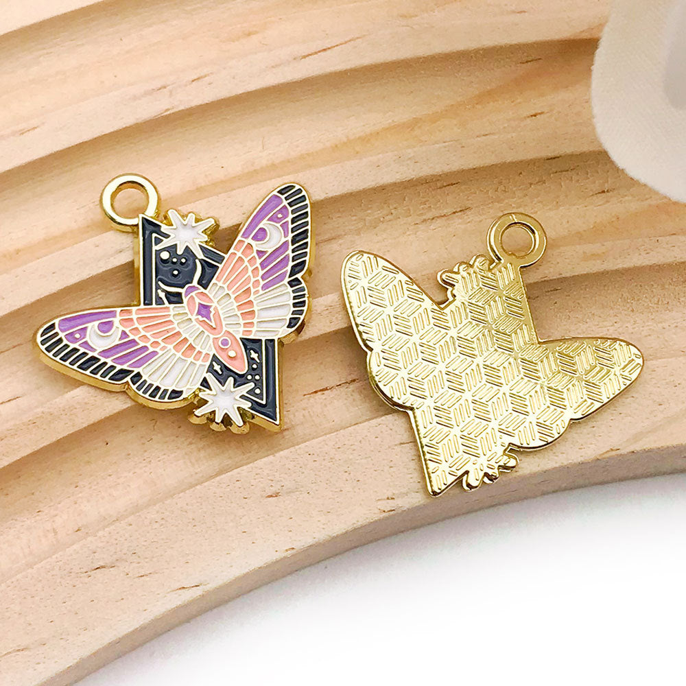 WWholesale Insect Butterfly Moth DIY Necklace Pendant Accessories